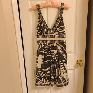 BCBGMaxAzria Mini Sundress Brown/Cream